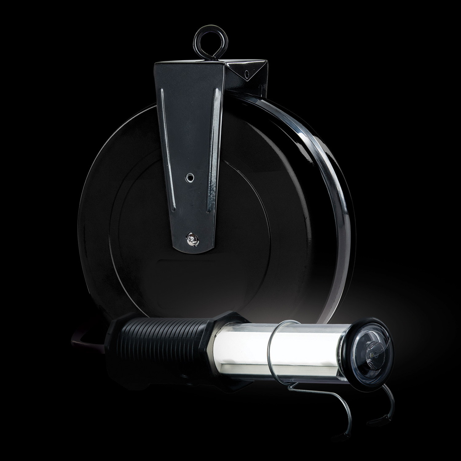 STUBBY II WITH END LIGHT ON 40' BLACK REEL (1940-8041)